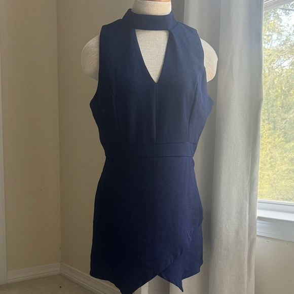 She + Sky Dresses & Skirts - She + Sky Navy Sleeveless Mini Dress